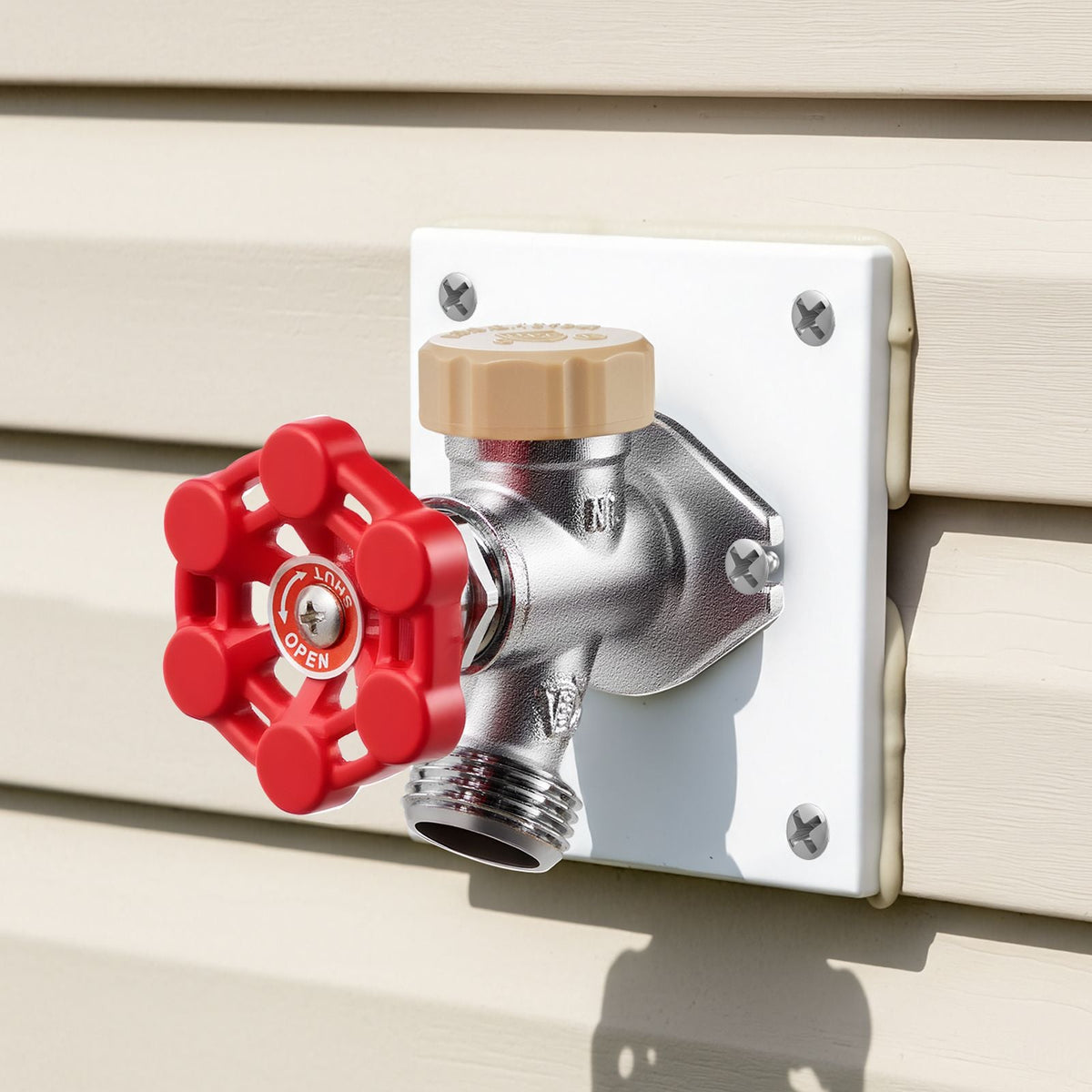 Anti-Siphon Frost-Proof Sillcock, 12" Freeze Proof Outdoor Faucet Bib with Backflow Preventer, 1/2" Push-to-Fit Connector X 3/4" Hose Bibb, No Lead Frost-free Spigot for PEX Copper CPVC Pipes