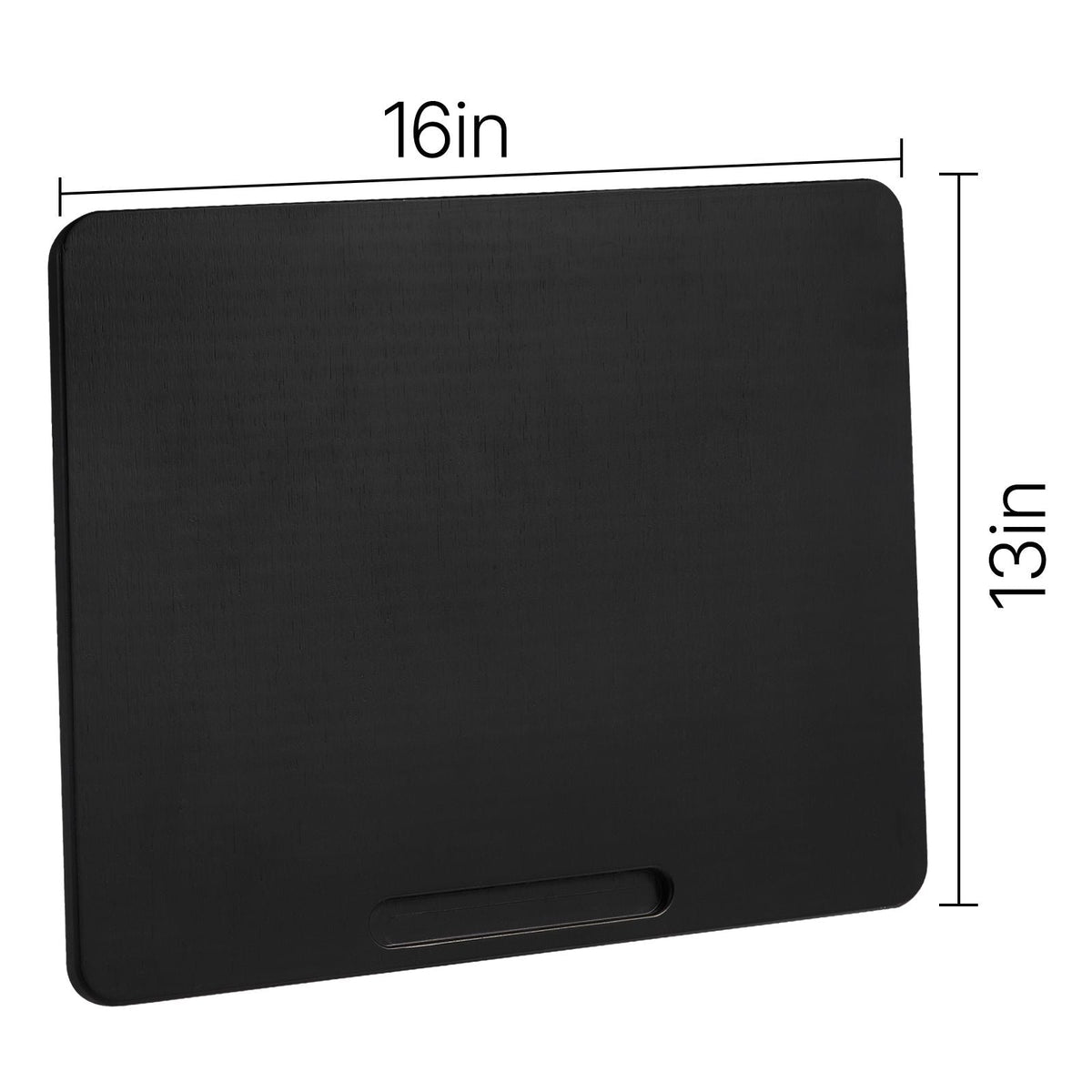Appliance Slider, Medium 13 x 16-inch, Rolling Sliding Tray with Silent Rubber Wheels & Hollow Handle, Easy to Clean, Appliance Rolling Tray for Coffee Maker, Kitchen Countertop, Black