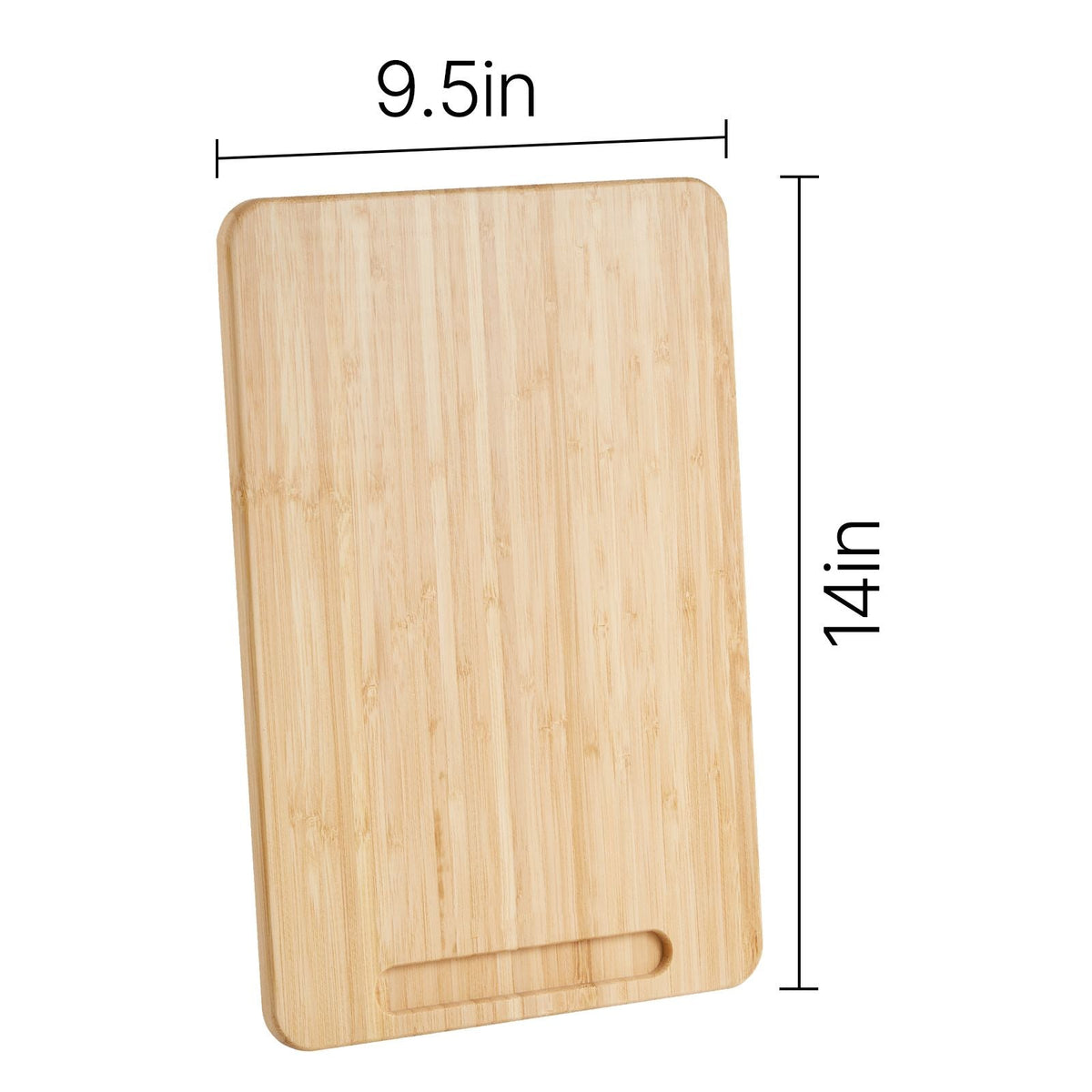 Appliance Slider, Small 14 x 9.5-inch, Rolling Sliding Tray with Rubber Wheels & Hollow Handle, Easy to Clean, Appliance Rolling Tray for Coffee Maker, Kitchen Countertop, Natural Wood