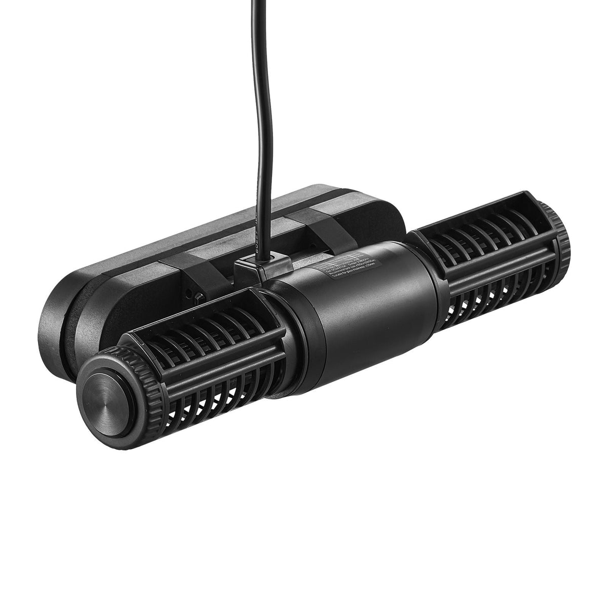 Aquarium Wave Maker, 15W, 1428 GPH Adjustable Cross Flow Pump with Controller, Magnetic DC 24V Aquarium Powerhead, Strong Magnetic Base, 360° Rotating Wavemaker, for Saltwater Marine Freshwater