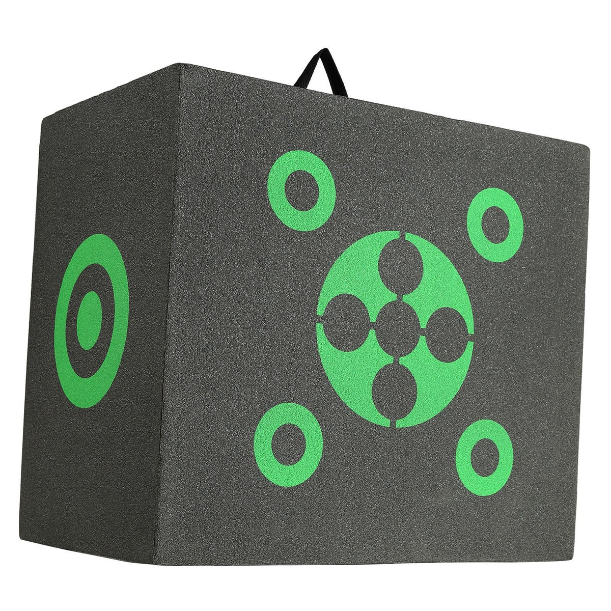 Archery Target, 16"x18" All-side Shotting Archery Arrow Target, Outdoor Portable Archery Target with Carry Handle, Easy Arrow Removal, Great Visibility, Lightweight, Easy to Transport, Black