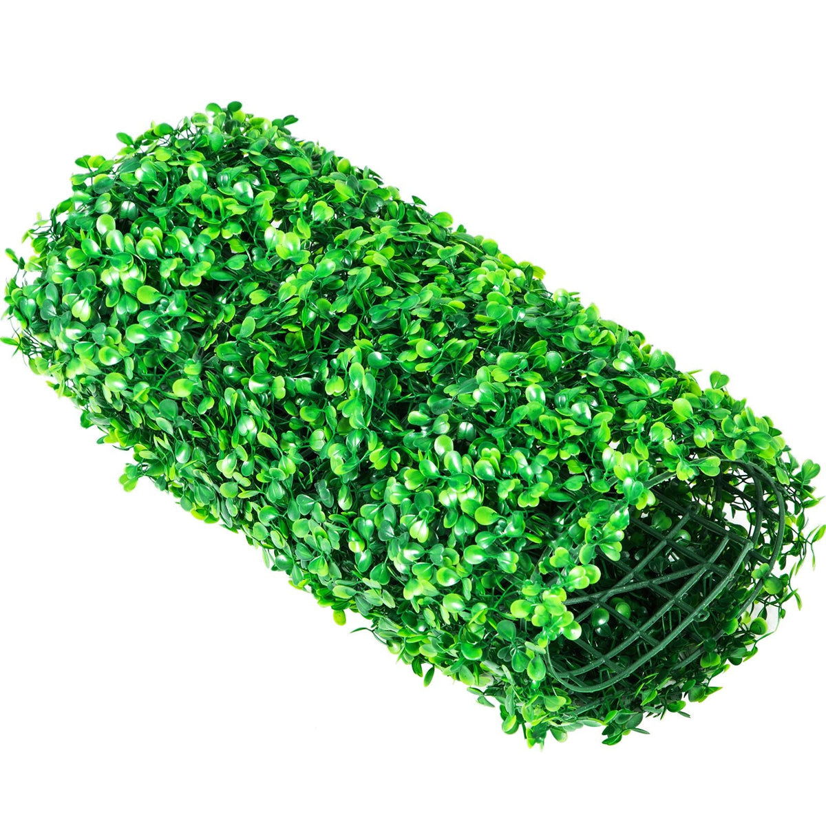 Artificial Boxwood Panel 8pcs Boxwood Hedge Wall Panels Artificial Grass Backdrop Wall 24X16 4cm Green Grass Wall, Fake Hedge for Decor Privacy Fence Indoor Outdoor Garden Backyard