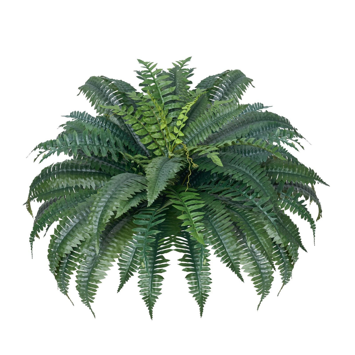 Artificial Ferns 2 Pcs, Natural Spread Diameter 43-47 Inch, Large Hanging Artificial Boston Ferns, Fake Plant Wall Decor with 50 Branches, Faux Fern for Home and Office (Flowerpot Unincluded)