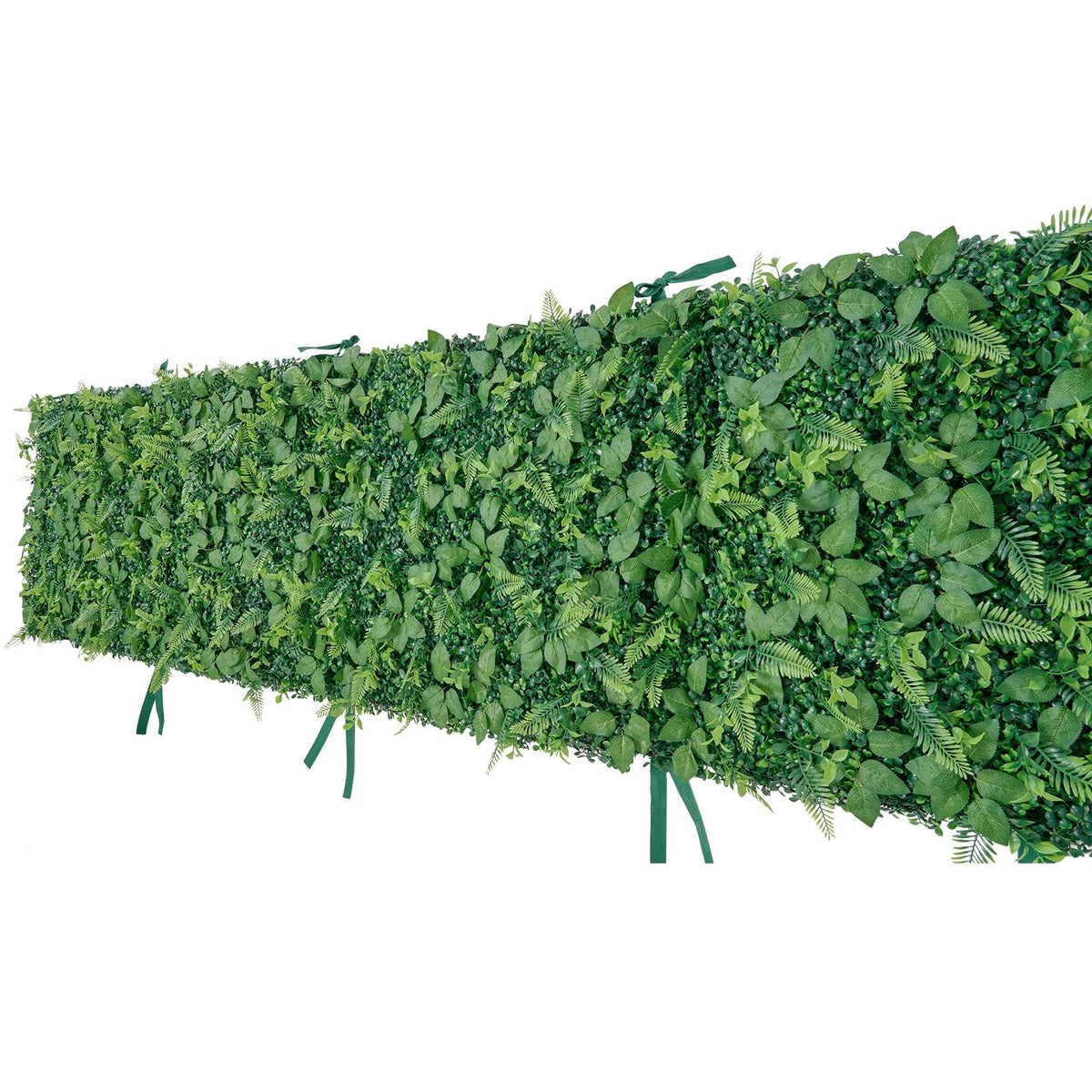 Artificial Plant Wall, 4 PCS, Each Panel 2 x 8 ft Artificial Boxwood Panels, Sun Protection Greenery Backdrop Privacy Hedge Fence, Fake Grass Screen for Wedding, Indoor, Outdoor Garden, Backyard