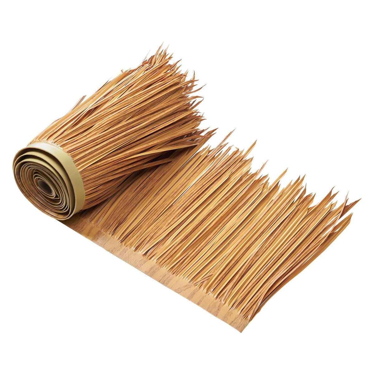 Artificial Thatch Grass Roof, 1.3 x 32.8 ft Mexican Style Tiki Bar Hut Skirt Thatch Roofing Roll, Waterproof & Fire-Resistant, Palapa Duck Blind Grass for Patio Pool Beach Hawaiian Party Décor
