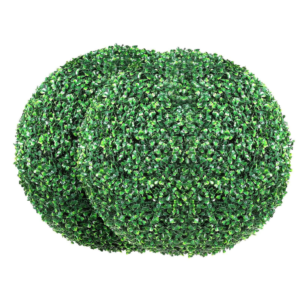 Artificial Topiaries Boxwood Trees, 20' Tall (2 Pieces), Ball-Shape Faux Topiaries Plant, All-year Green Feaux Plant Decorative Balls for Backyard, Balcony,Garden, Wedding and Home Décor