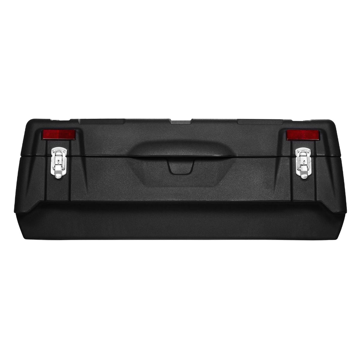 ATV Rear Storage Box, 95L ATV Rear Cargo Box with Padded Backrest, Waterproof LLDPE and Lockable Gear Storage Box Fit Most ATVs with Rear Rack, Compatible with ATV, UTV, Can-Am Vehicles