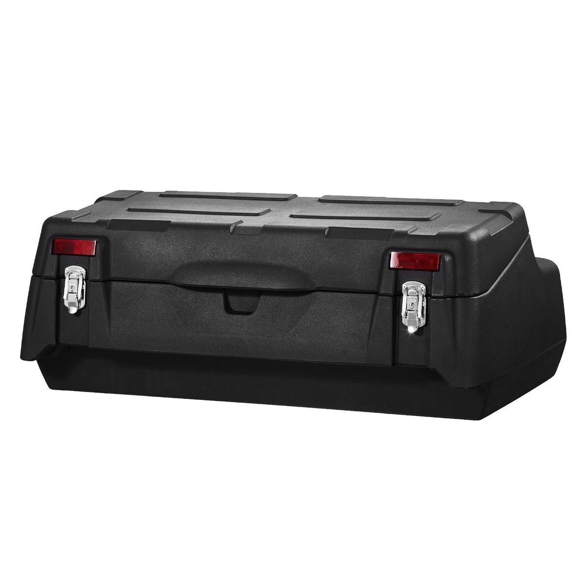 ATV Rear Storage Box, 95L ATV Rear Cargo Box with Padded Backrest, Waterproof LLDPE and Lockable Gear Storage Box Fit Most ATVs with Rear Rack, Compatible with ATV, UTV, Can-Am Vehicles