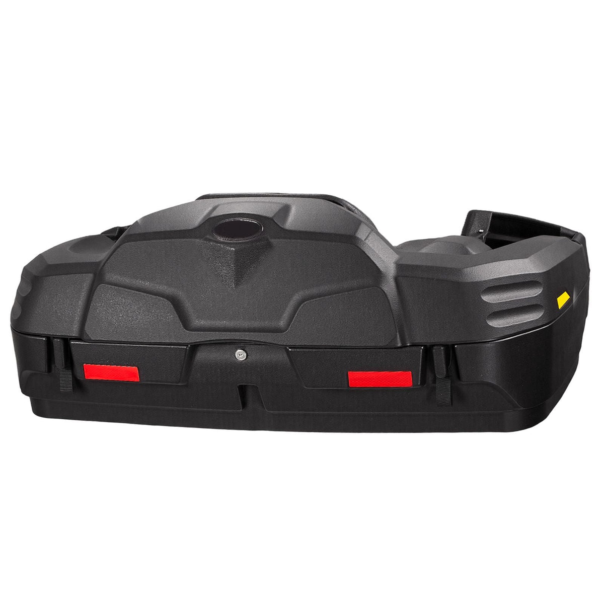 ATV Rear Storage Box and Lounger, 95L ATV Cargo Box with Seat & Backrest, Waterproof LLDPE & Lockable Lounger Storage Box Fit Most ATVs with Rear Rack, Compatible with ATV, UTV, Can-Am Vehicles