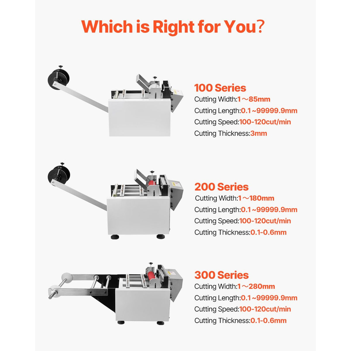 Auto Heat-Shrink Tube Cutter, Automatic Pipe Cutting Machine with 1mm to 280mm Cutting Width, 0.1-0.6mm Cutting Thickness, Ideal for Non-Woven Fabric, PVC Film, Insulating Paper, Aluminum Foil