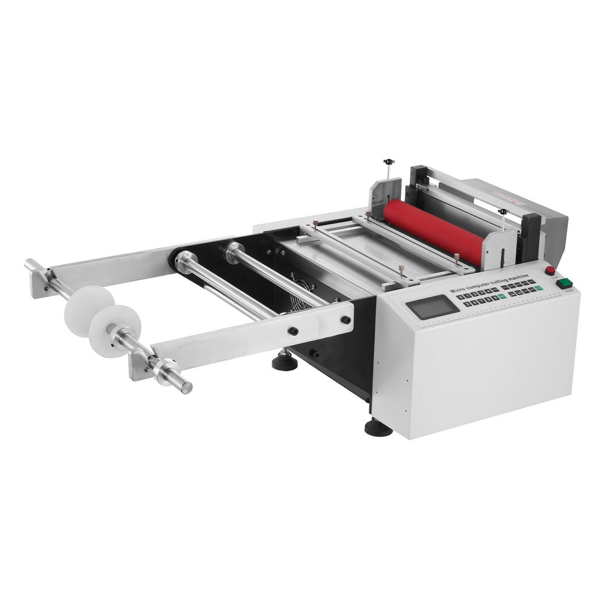 Auto Heat-Shrink Tube Cutter, Automatic Pipe Cutting Machine with 1mm to 280mm Cutting Width, 0.1-0.6mm Cutting Thickness, Ideal for Non-Woven Fabric, PVC Film, Insulating Paper, Aluminum Foil