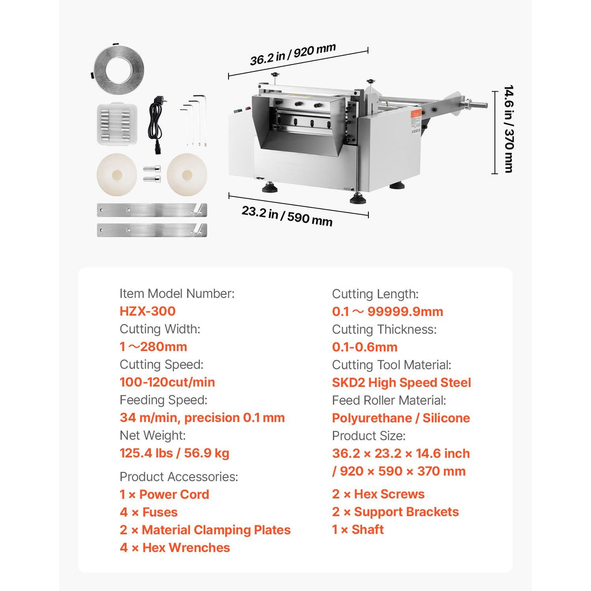Auto Heat-Shrink Tube Cutter, Automatic Pipe Cutting Machine with 1mm to 280mm Cutting Width, 0.1-0.6mm Cutting Thickness, Ideal for Non-Woven Fabric, PVC Film, Insulating Paper, Aluminum Foil