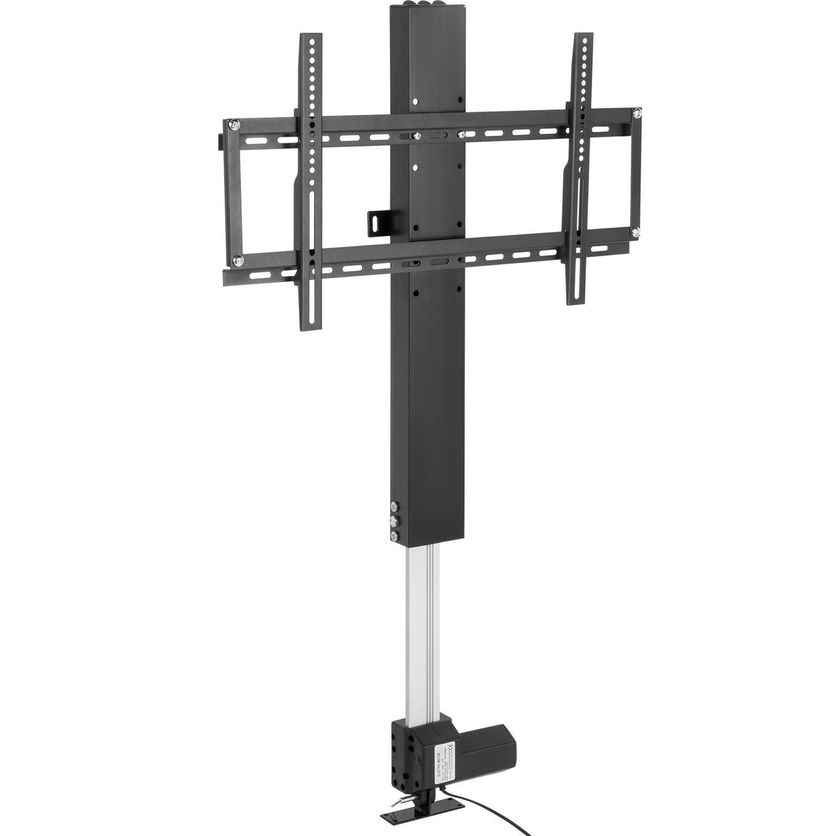 Automated TV Elevator for Up to 50" Screens, 28" Stroke with Adjustable Height from 38" to 65", Remote Controlled, Supports up to 132 lbs