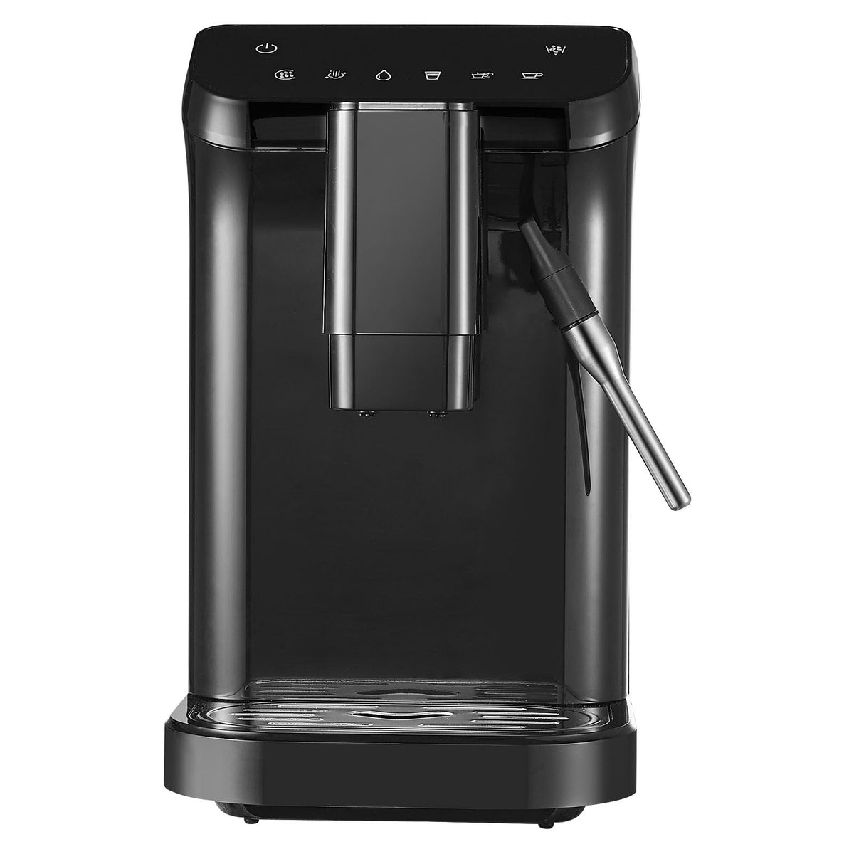 Automatic Espresso Machine, 20 Bar Auto Coffee Machine with Frother Steam Wand, Built-In Grinder and 15-Level Grinding Settings, Professional Espresso Coffee Maker with 1.5L Water Tank