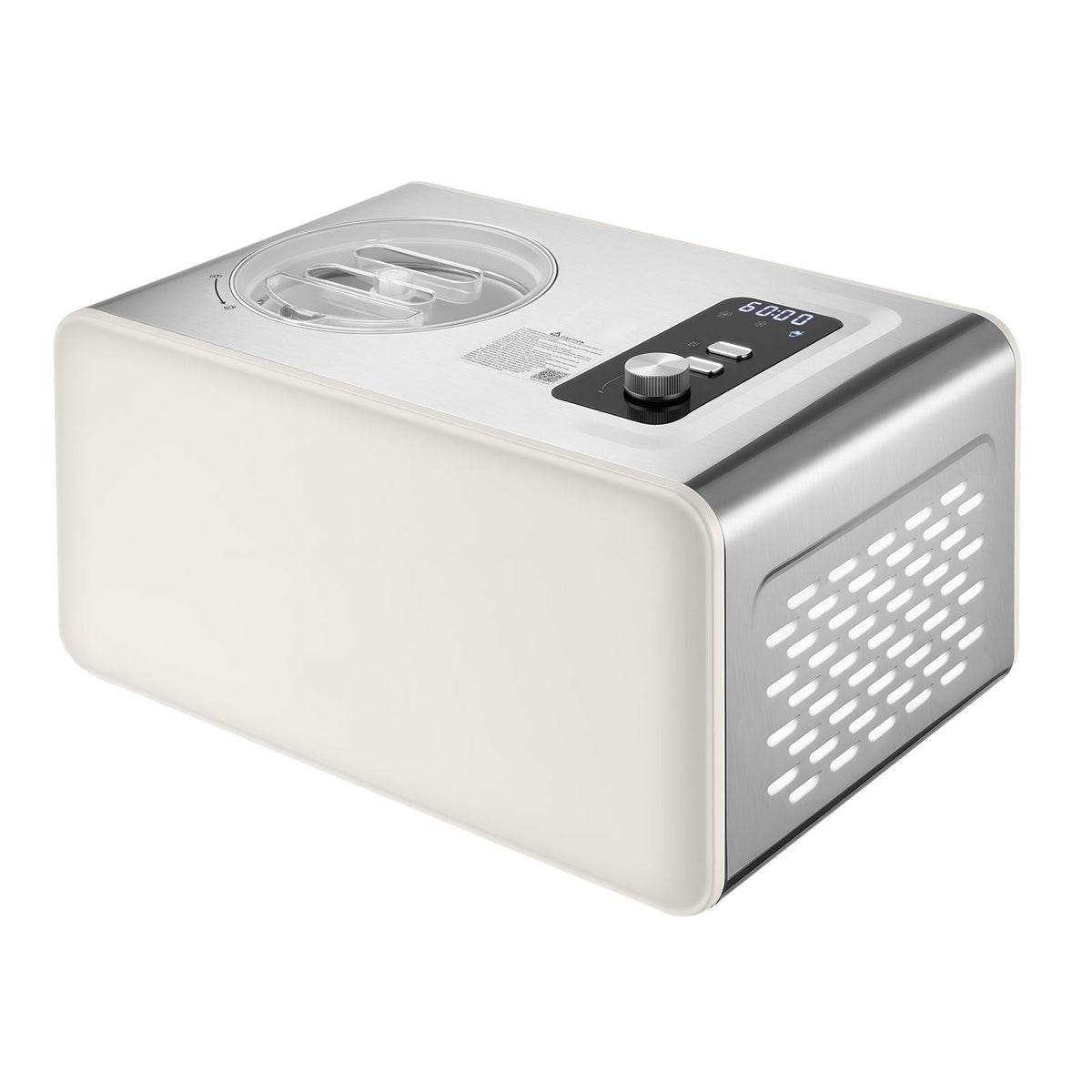 Automatic Ice Cream Maker with Built-in Compressor, 2 Quart No Pre-freezing Gelato Maker, Electric Sorbet-Maker, 3 Modes Compressor Ice Cream Machine for Home Kitchen