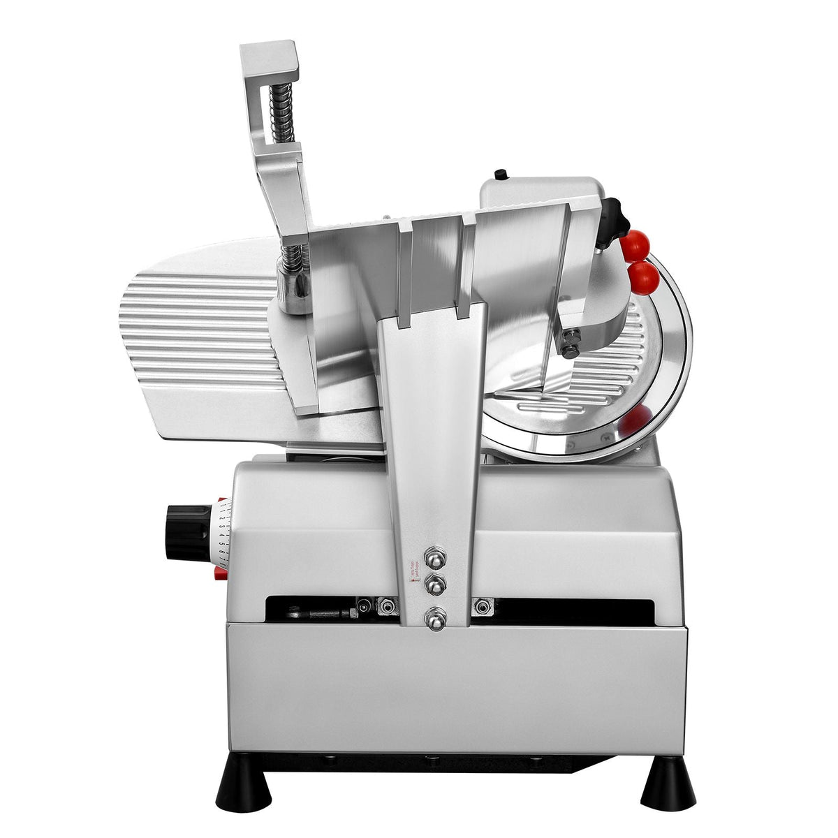 Automatic Meat Slicer, 540W Deli Slicer, 2 PCS 10" Stainless Steel Removable Blade, 0-15mm Adjustable Thickness, Child Lock Protection, Food Slicer Machine for Meat Cheese Bread for Home Use