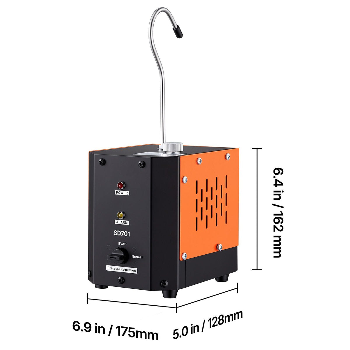 Automotive Smoke Machine Leak Detector, DC 12V EVAP Vacuum Diagnostic Tester with Built-in Air Pump, Adjustable Pressure, Vacuum Pipeline Fuel Diagnostic Detector for Cars, Motorcycles, Boats