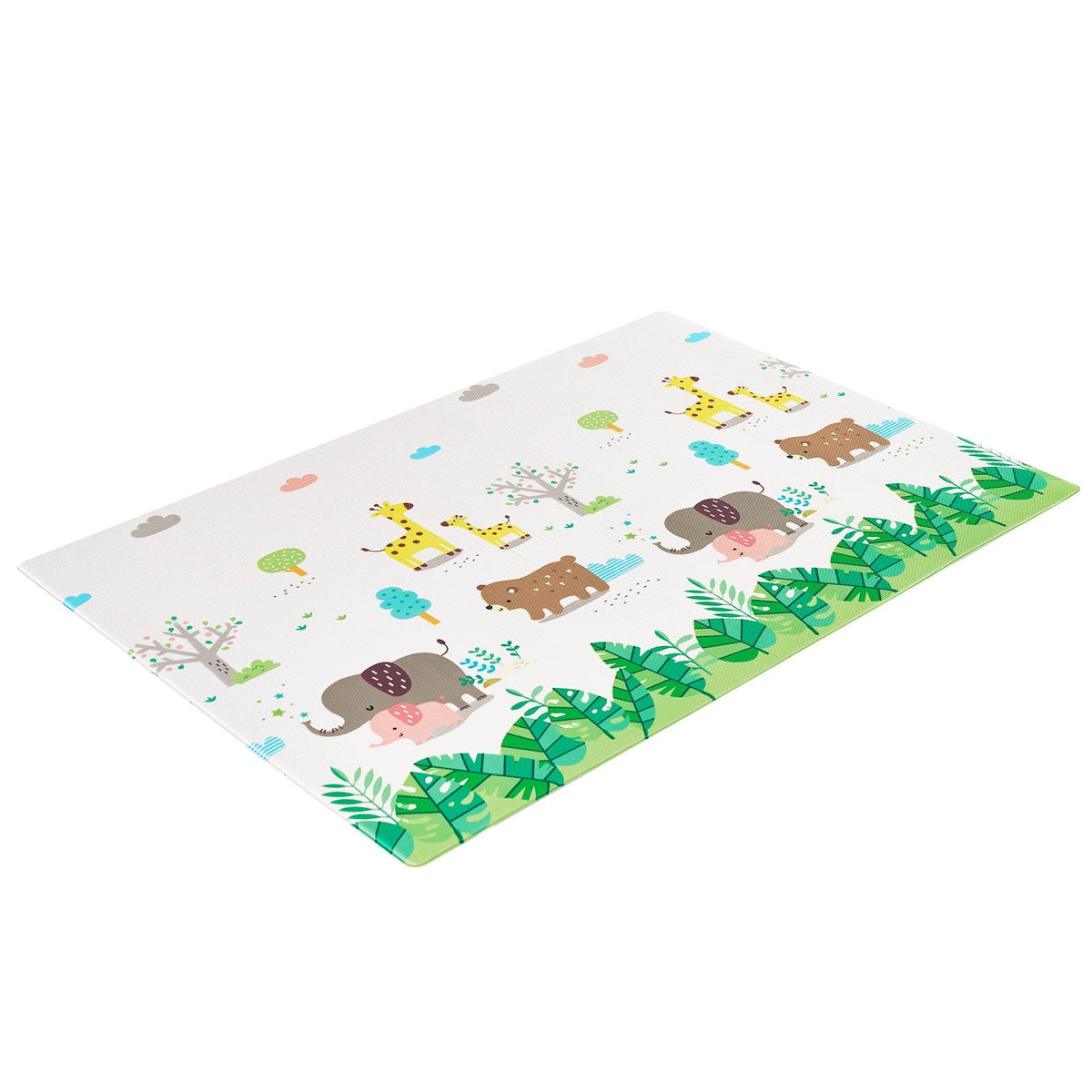 Baby Play Mat, 55"x82" Baby Crawling Mat, Non-Slip One-Piece Soft Cushioned Baby Playmatt, Rollable Reversible Floor Mat, Waterproof Activity Mat