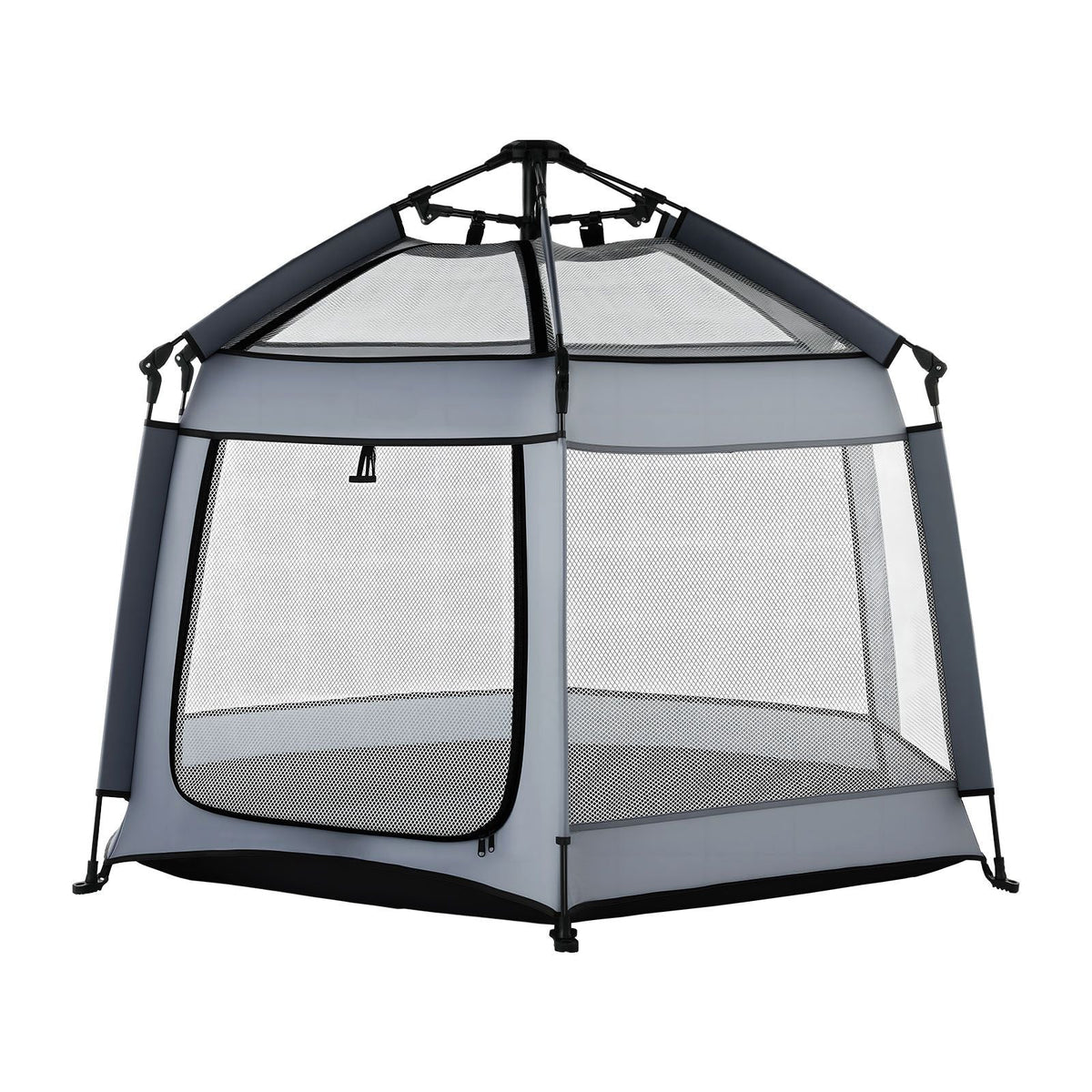 Baby Playpen, Pop Up Toddler Playpen with Canopy, Indoor & Outdoor Portable Play Yard for Babies Toddlers with UPF 50+ Sunshades & Travel Bag for Home Park Beach, Foldable and Lightweight
