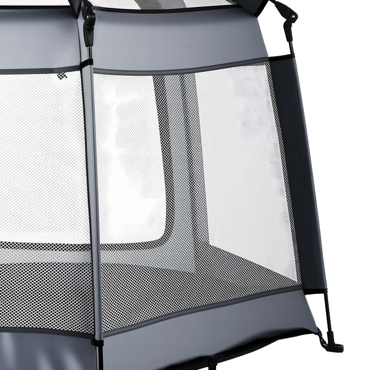Baby Playpen, Pop Up Toddler Playpen with Canopy, Indoor & Outdoor Portable Play Yard for Babies Toddlers with UPF 50+ Sunshades & Travel Bag for Home Park Beach, Foldable and Lightweight
