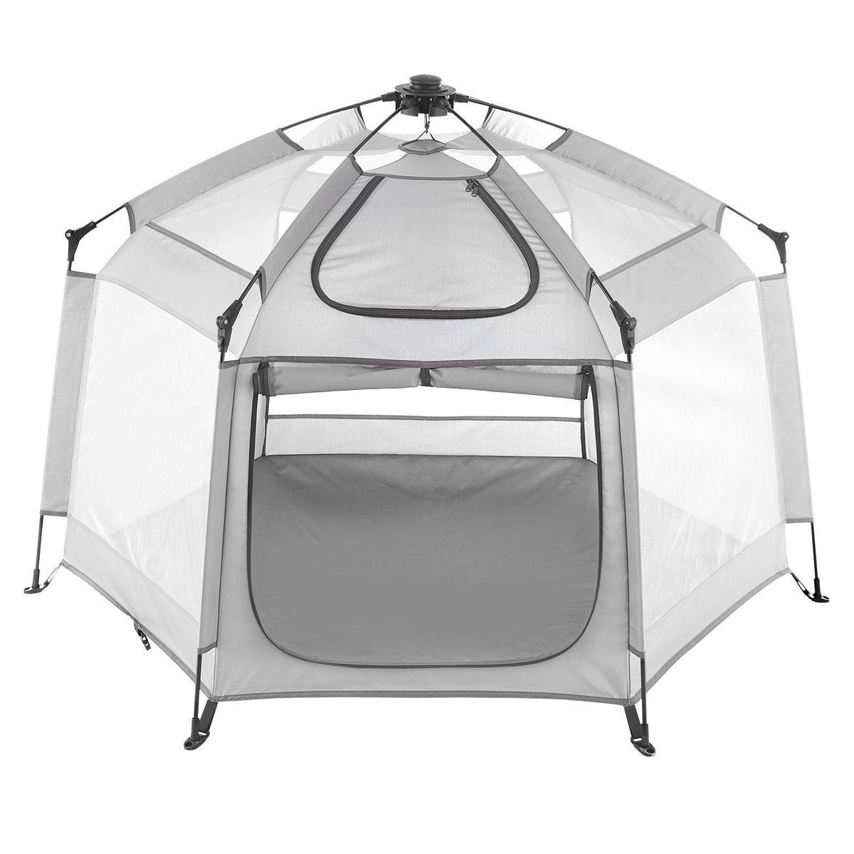 Baby Playpen with Canopy, Indoor/Outdoor Portable Playpen for Babies and Toddler, Lightweight & Foldable, Pop Up Toddler Play Yard with 3 Sun-Shades & Travel Bag for Park Beach Home, 59.8"x59.8"