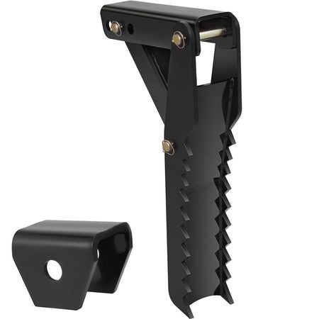 Backhoe Excavator Thumb Attachments, 36 inch Adjustable Extreme Weld On Backhoe Thumb Hoe Clamp 1/2 Inch Teeth Thick Steel Plate 16MM Assembly Bolt-On Design