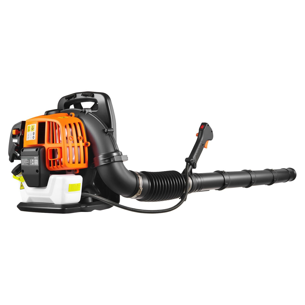 Backpack Leaf Blower, 43CC 2-Stroke Engine Gas Powered Leaf Blower with 1.38L Fuel Tank, 447 CFM Air Volume, 150 MPH Air Speed, Ideal for Lawn Care, Leaves Cleaning, Yard Debris & Snow Removal