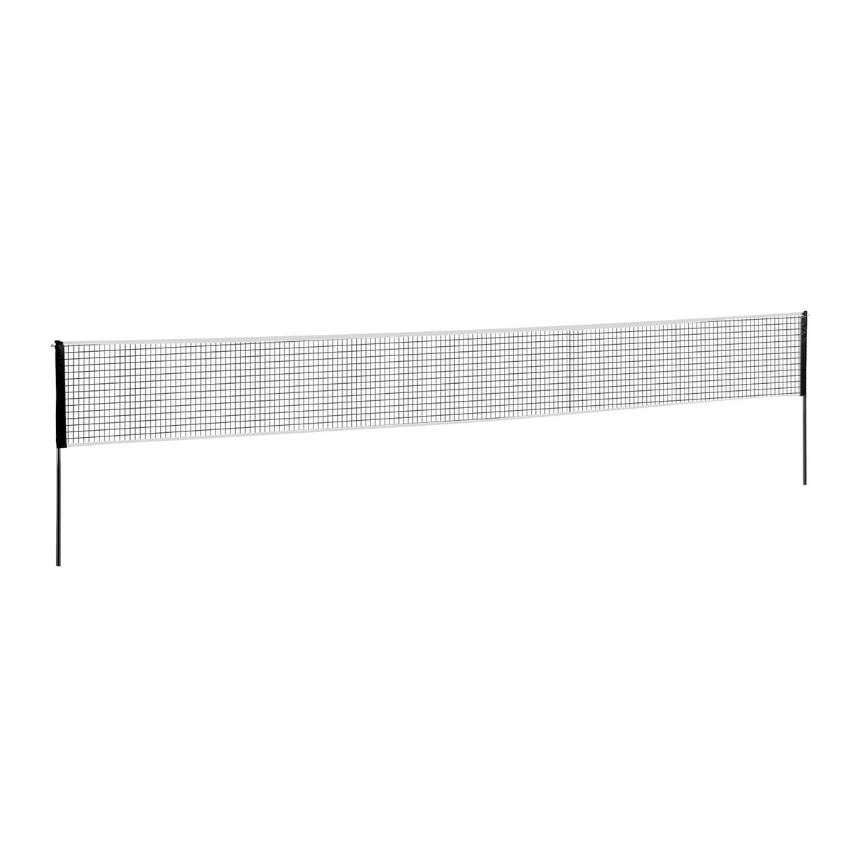 Badminton Net Set, Outdoor Backyard Beach Park Badminton Net, Portable Badminton Equipment Set, Adults Kids Badminton Net with Poles, Carrying Bag, 4 Iron Rackets, and 3 Nylon Shuttlecocks