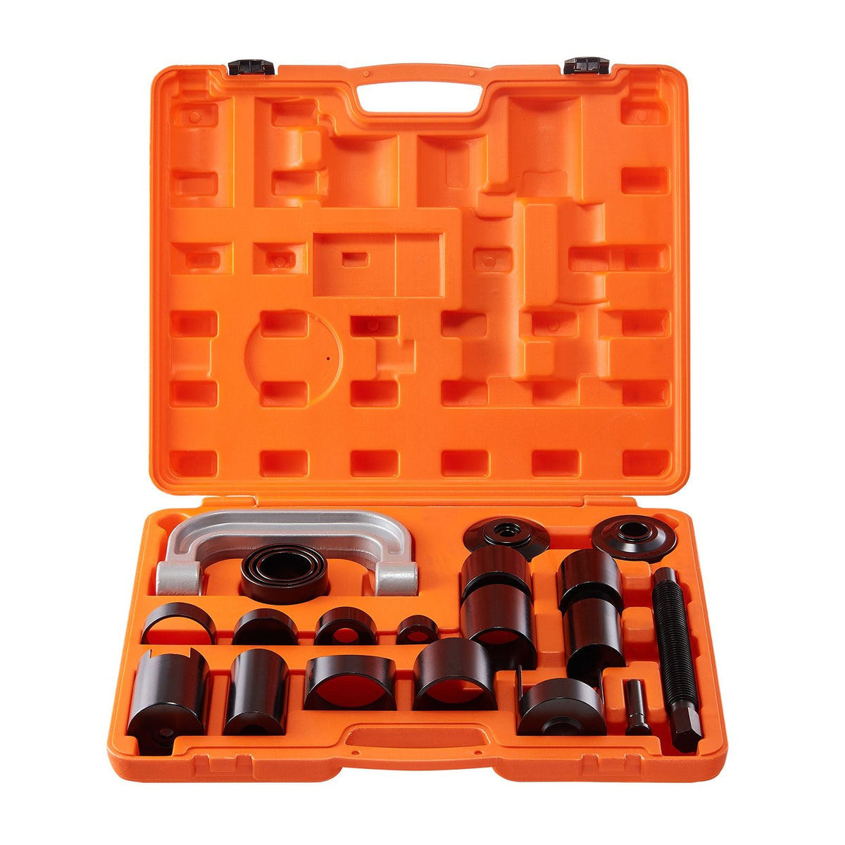 Ball Joint Press Kit, 21 pcsTool Kit, C-press Ball joint Remove and Install Tools, for Most 2WD and 4WD Cars, Heavy Duty Ball Joint Repair Kit for Automotive Repairing