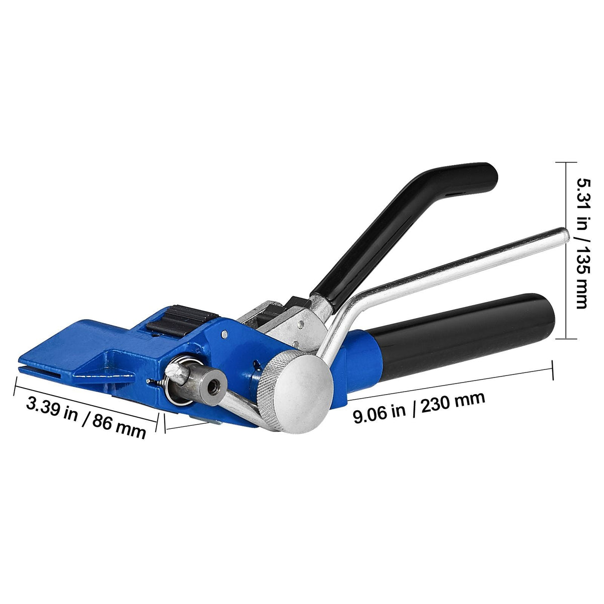Banding Strapping Kit with Strapping Tensioner Tool, 100 ft Length 304 Stainless Steel Banding, 100 Metal Seals, Pallet Packaging Strapping Banding Kit, Banding Packaging Strapping for Packing