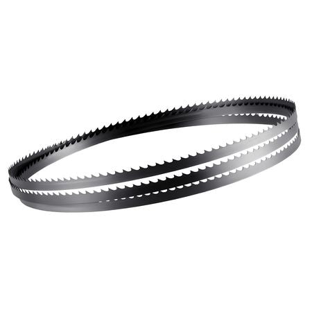 Bandsaw Blade, 60 Inch Length, 6 TPI Band Saw Blade with 15 HRC Hardened Sharp Teeth, SK5 High-Strength Carbon Steel, 0.25 Inch Width, Replacement for Major Woodworking Band Saw Brands, 1 Pack