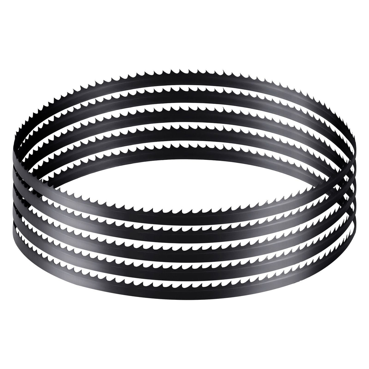 Bandsaw Blade, 60 Inch Length, 6 TPI Band Saw Blade with 15 HRC Hardened Sharp Teeth, SK5 High-Strength Carbon Steel, 0.25 Inch Width, Replacement for Major Woodworking Band Saw Brands, 1 Pack