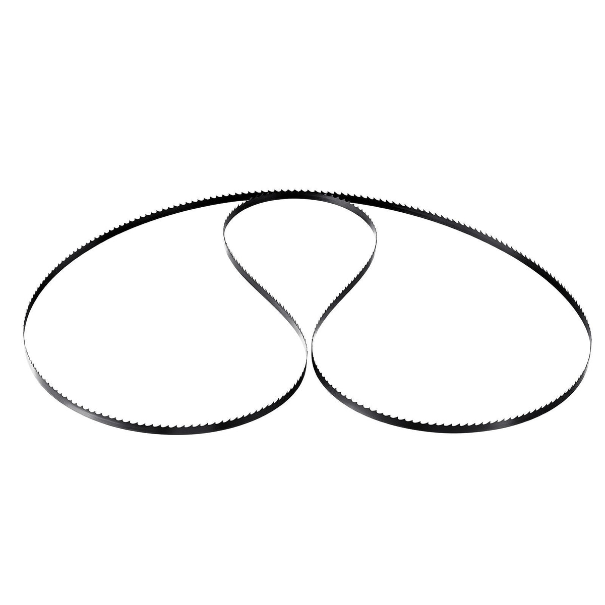 Bandsaw Blade, 60 Inch Length, 6 TPI Band Saw Blade with 15 HRC Hardened Sharp Teeth, SK5 High-Strength Carbon Steel, 0.25 Inch Width, Replacement for Major Woodworking Band Saw Brands, 1 Pack