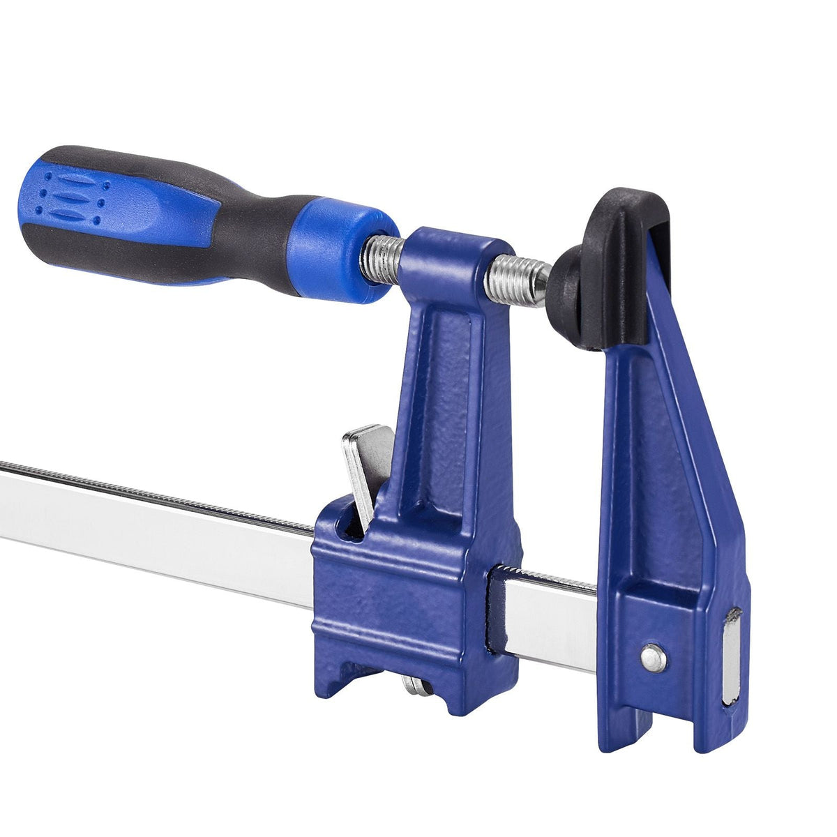 Bar Clamps for Woodworking, 2-Pack 36 inch Opening, Lockable F-Clamp with 600 lbs Load Limit, 2-1/2 inch Depth, Cast Iron and Carbon Steel, Easy to Use, Wood Clamps for Woodworking Metal Working