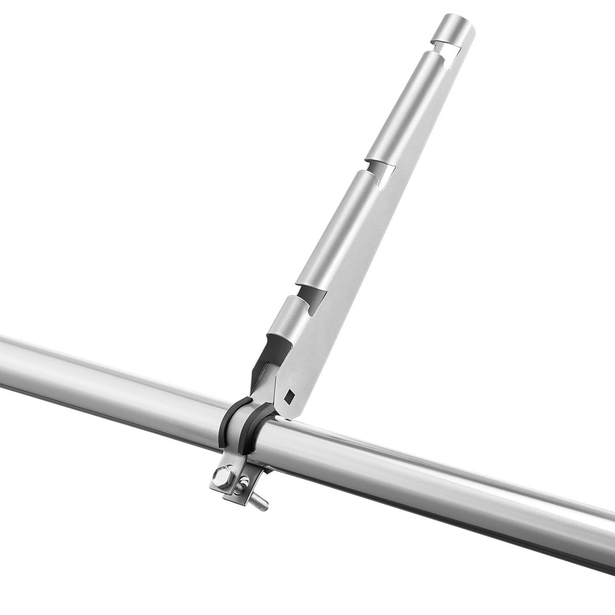 Barbed Wire Arm, 10 Packs 14.8 in Fence Post Extender for 1.3" to 1.5" Chain Link Fences, U Bracket Design, Galvanized Steel Fence Height Extender, Protect Privacy and Prevent Pets Jumping Off