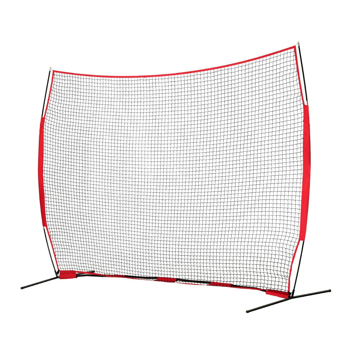 Barricade Backstop Net, 12x9 ft Ball Sports Barrier Netting, Portable Practice Equipment with Carry Bag, Protection Screen for Baseball Softball Lacrosse Soccer Hockey Training, for Backyard