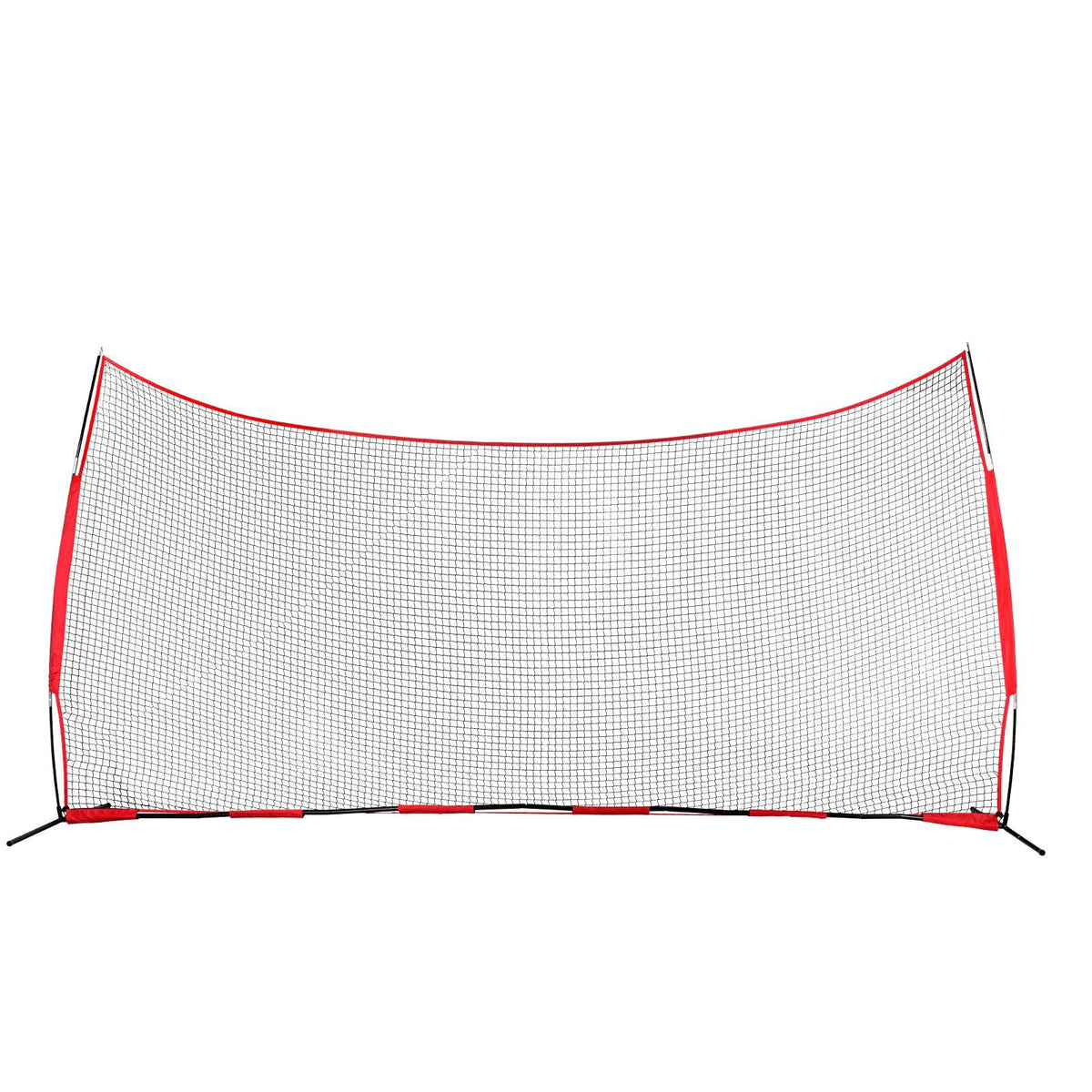 Barricade Backstop Net, 20x10 ft Ball Sports Barrier Netting, Portable Practice Equipment with Carry Bag, Protection Screen for Baseball Softball Lacrosse Soccer Hockey Training, for Backyard