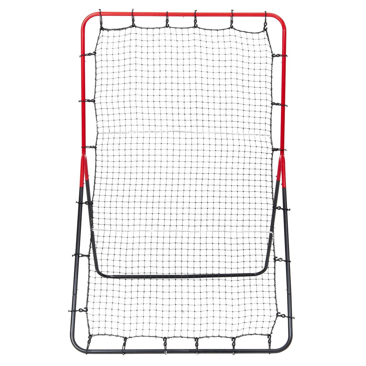 Baseball And Softball Rebounder Net, 3 x 4.5 ft PitchBack Baseball Pitching Nest, 3-Way Baseball, Softball Pitchback Net, Fielding Trainer, Bounce Back Net for Fielding/Throwing Practice