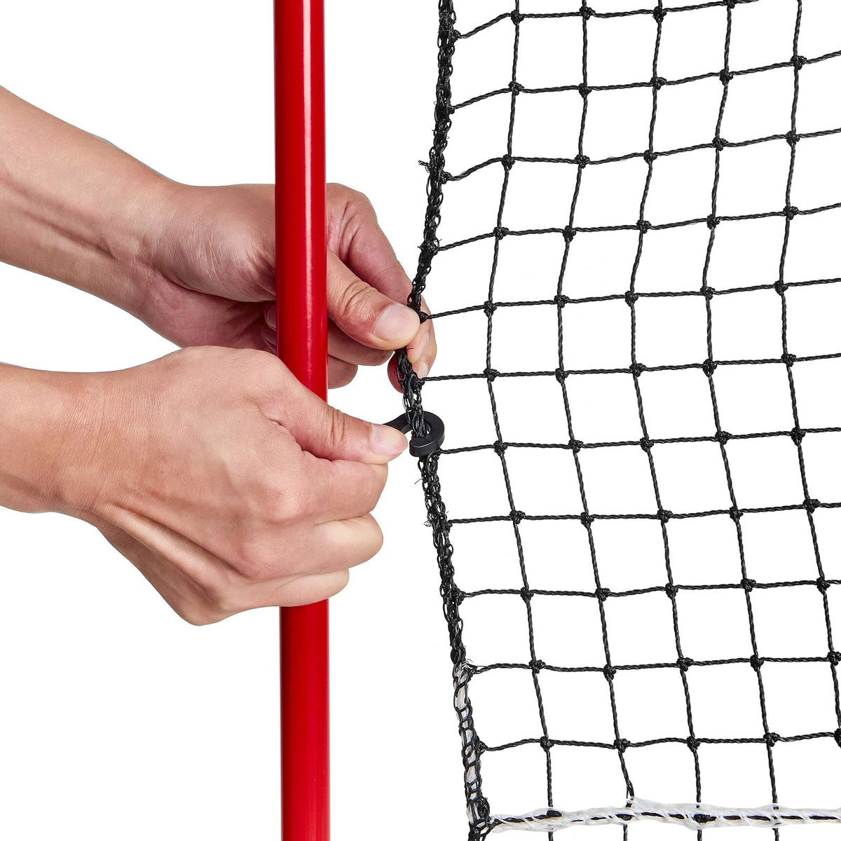 Baseball And Softball Rebounder Net, 3 x 4.5 ft PitchBack Baseball Pitching Nest, 3-Way Baseball, Softball Pitchback Net, Fielding Trainer, Bounce Back Net for Fielding/Throwing Practice