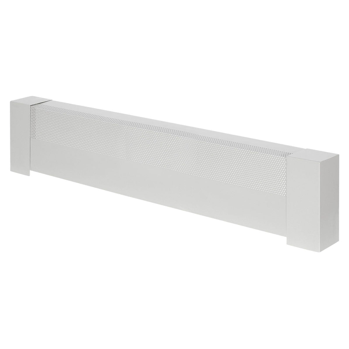Baseboard Heater Covers, Basic Series 3 ft Standard Electric Heating Unit Front Cover for Home Improvement, Heavy-duty Steel, Easy Installation for Bedroom Replacing Old Cover, White