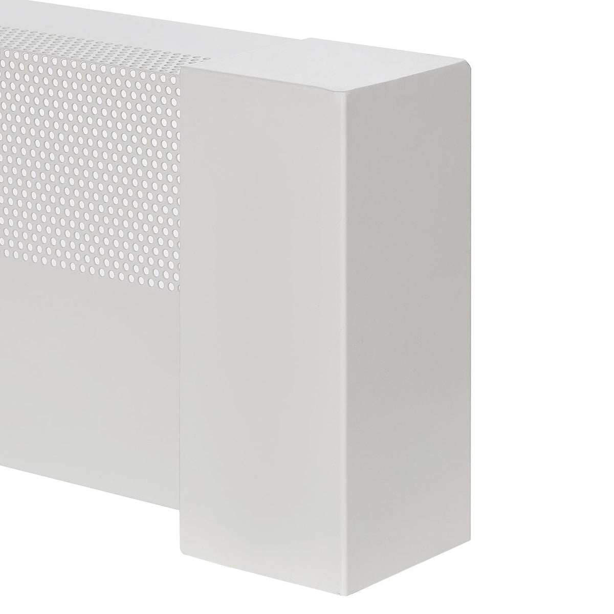 Baseboard Heater Covers, Basic Series 3 ft Standard Electric Heating Unit Front Cover for Home Improvement, Heavy-duty Steel, Easy Installation for Bedroom Replacing Old Cover, White