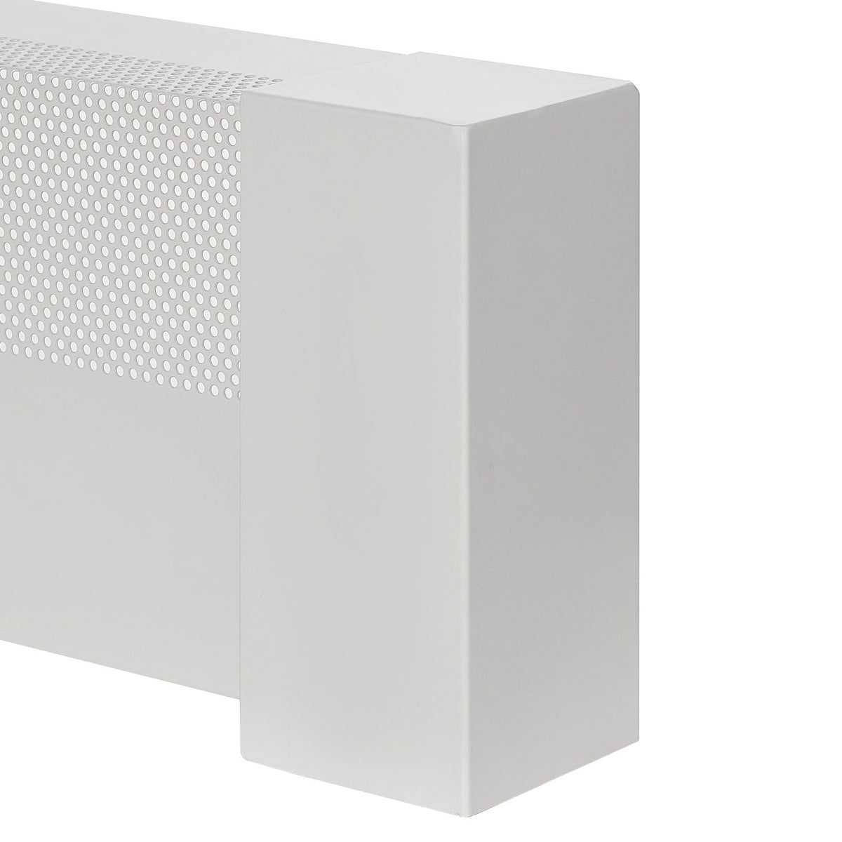 Baseboard Heater Covers, Basic Series 6 ft Standard Electric Heating Unit Front Cover for Home Improvement, Heavy-duty Steel, Easy Installation for Bedroom Replacing Old Cover, White