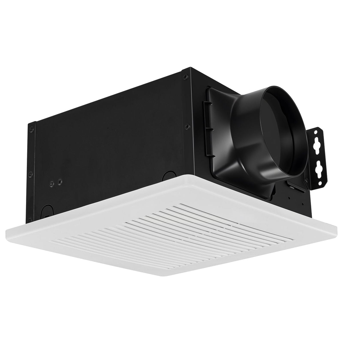 Bathroom Exhaust Fan, 80 CFM Bathroom Vent, Low-Noise, Premium Motor Ceiling Fan, Standard 4-inch Duct Interface for Laundry Room, Storage Room, Home Ventilation, White