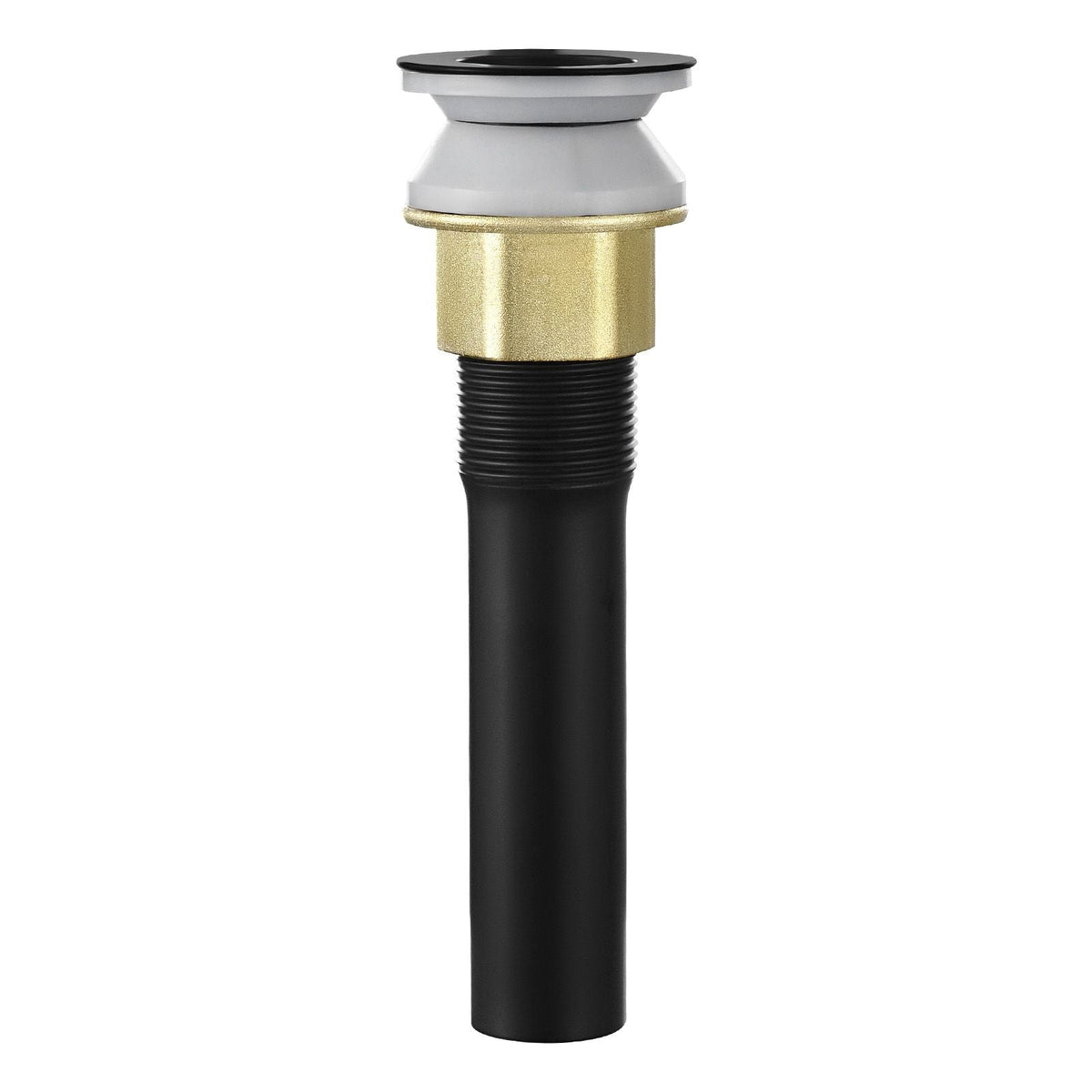 Bathroom Sink Drain with Overflow, Brass and 304 Stainless Steel Pop Up Drains, Anti-Clogging Vessel Sink Drain Strainer, All Metal Hair Catcher Drains Stopper, for Sinks with Overflow Holes