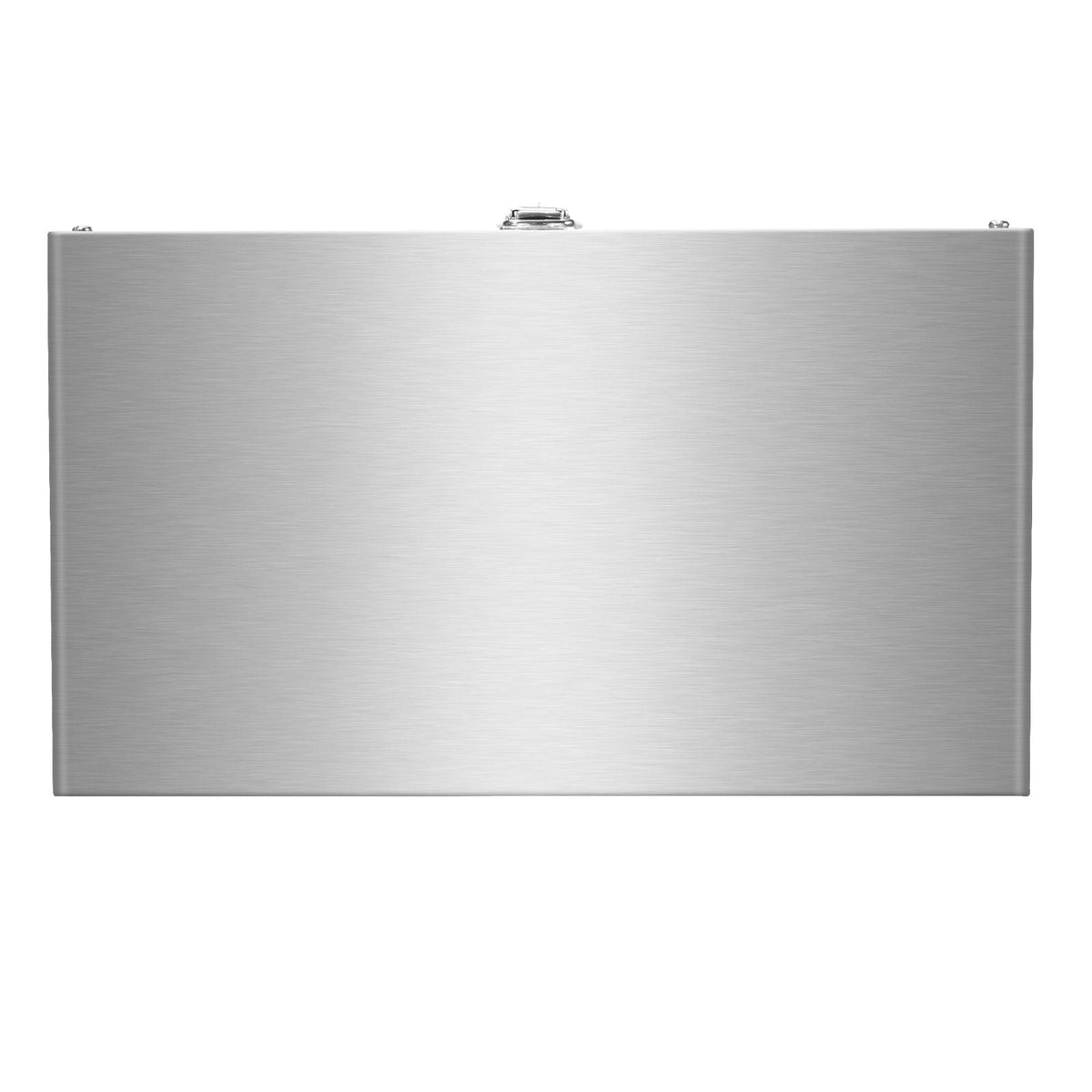 Battery Box, Group 24/31 Trolling Motor Battery Box, Marine Batteries Case with Lock, Handles and Rubber-Grommet Cable Holes, Stainless Steel Shell, Suitable for Cars, Boats & Trolling Motors