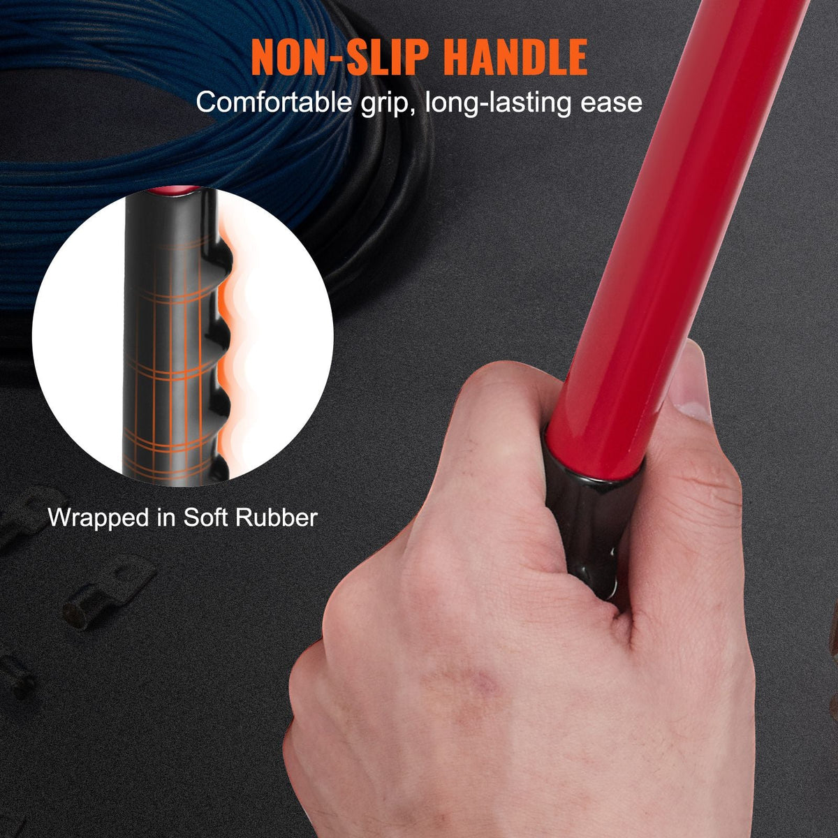 Battery Cable Lug Crimping Tool, 10-1/0 AWG with Heavy Duty Wire Lugs, with 60PCS Aluminum Ring Connectors Terminals 6 Wire Sizes Crimping Die Aluminum Terminal Battery Lug Crimper