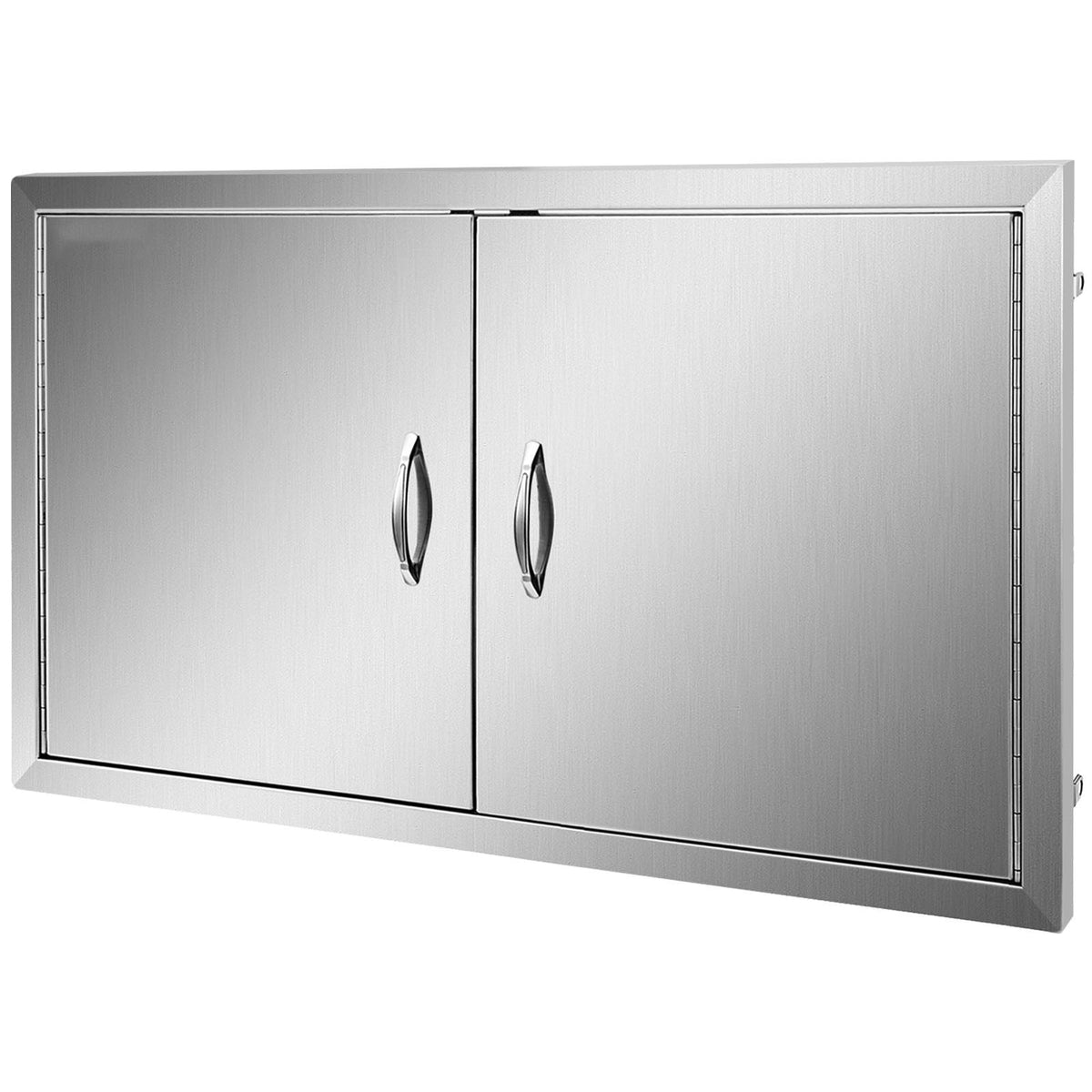 BBQ Access Door 36W x 21H Inch, Double BBQ Door Stainless Steel, Outdoor Kitchen Doors for BBQ Island, Grill Station, Outside Cabinet