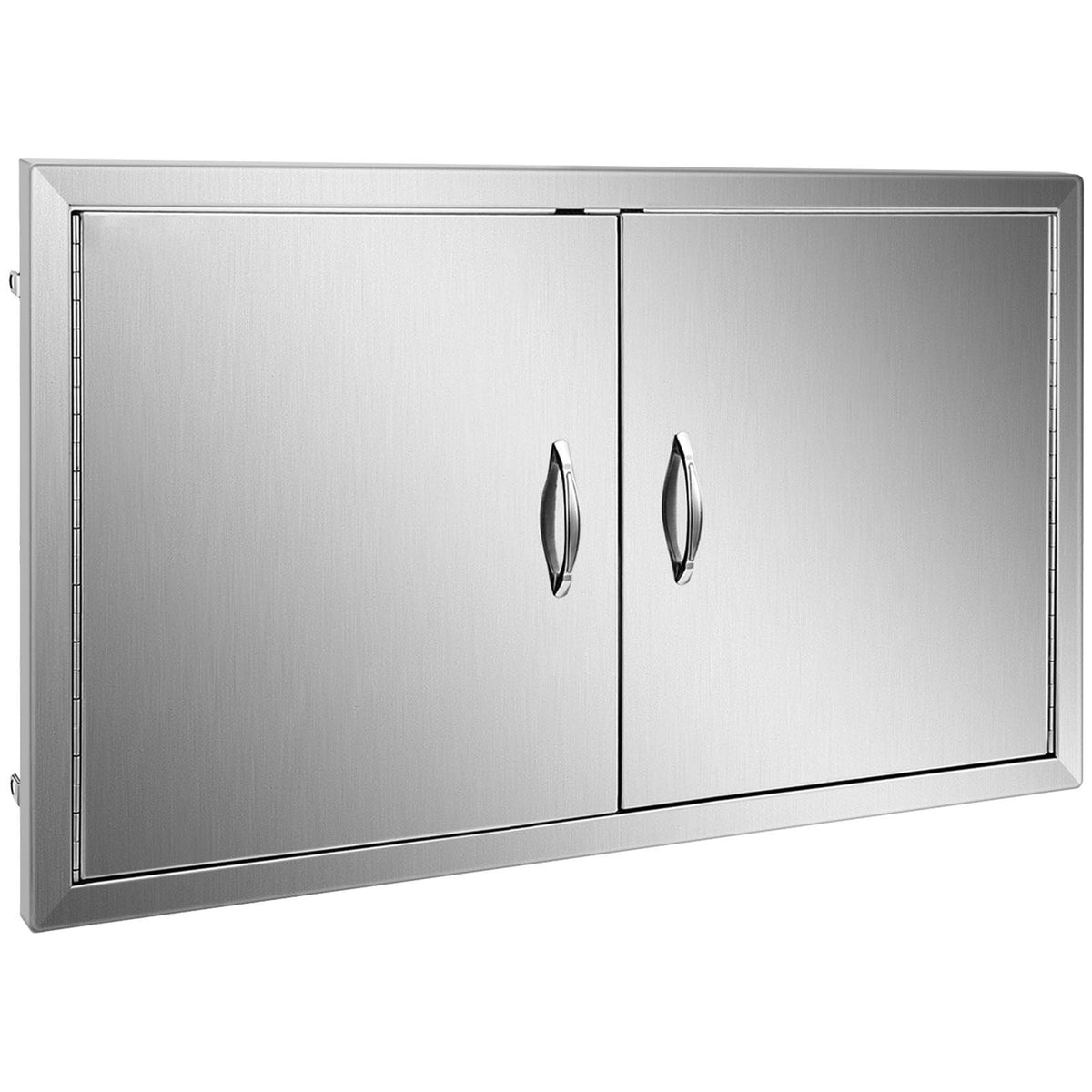 BBQ Access Door 36W x 21H Inch, Double BBQ Door Stainless Steel, Outdoor Kitchen Doors for BBQ Island, Grill Station, Outside Cabinet