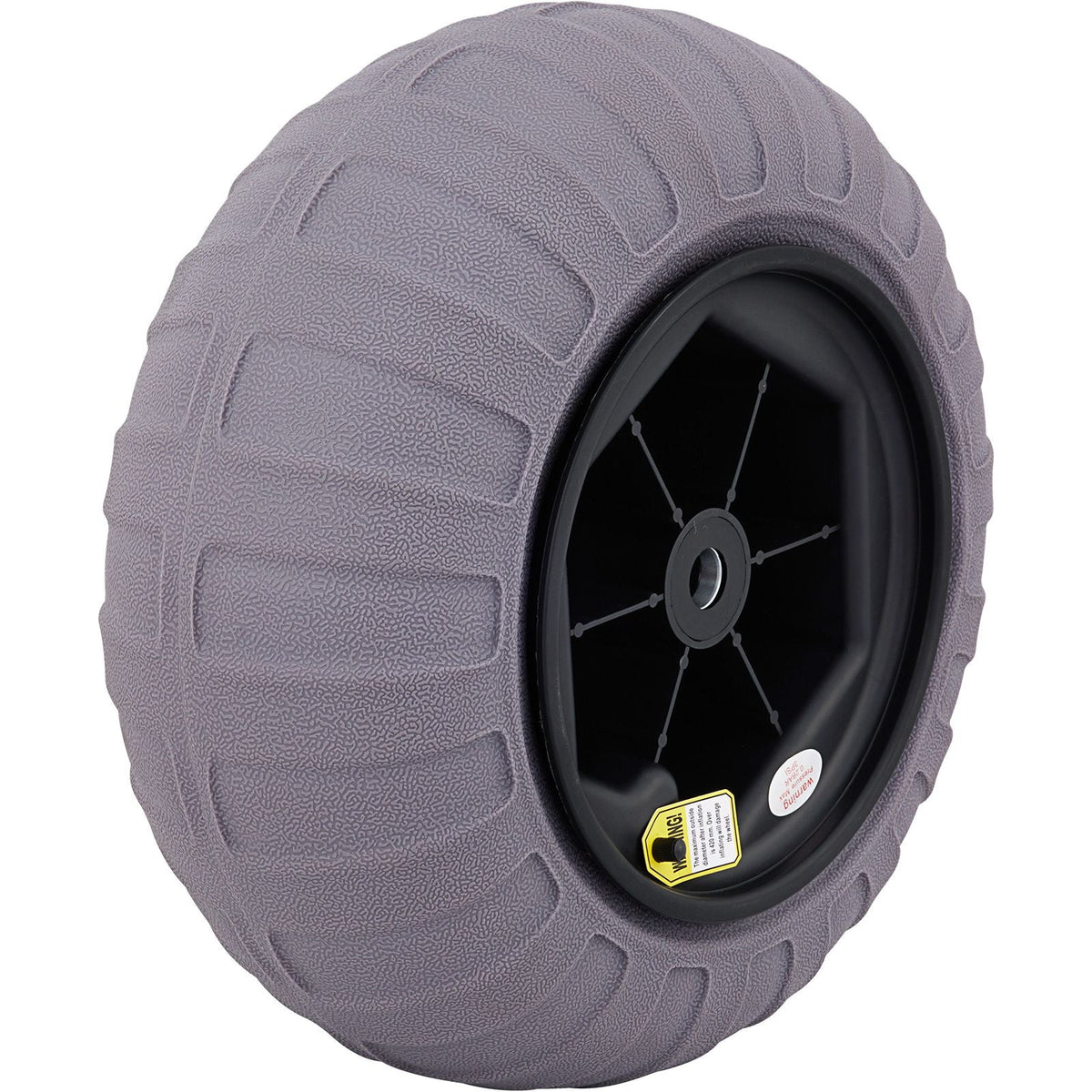 Beach Balloon Wheels, 16" Replacement Sand Tires, TPU Cart Tires for Kayak Dolly, Canoe Cart and Buggy with Free Air Pump, 2-Pack