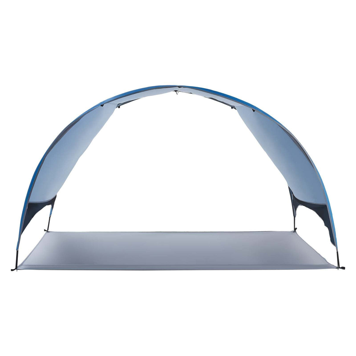 Beach Tent Sun Shelter for 4 Person, UPF 50+ Protection, Portable Sun Shade Canopy with Carrying Bag & Ground Stakes, Lightweight and Easy Setup Beach Umbrella for Camping Fishing Outdoor Picnic